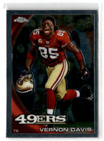 2010 Topps Chrome Vernon Davis #C7
