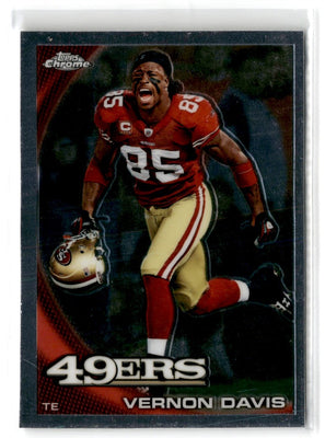 2010 Topps Chrome Vernon Davis #C7