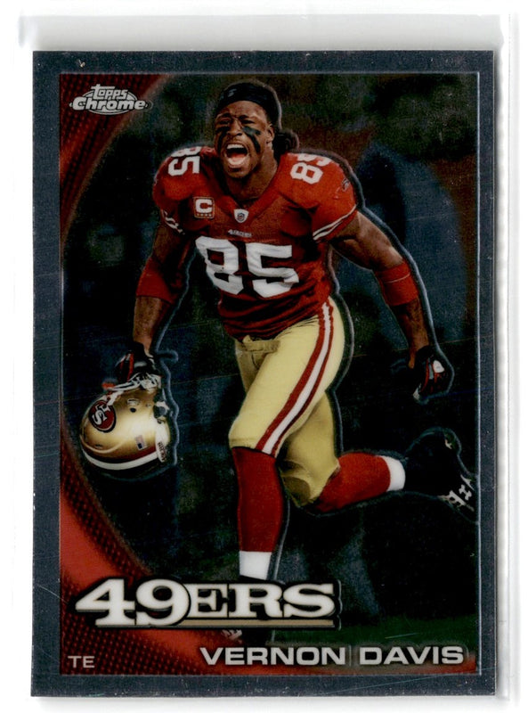 2010 Topps Chrome Vernon Davis #C7