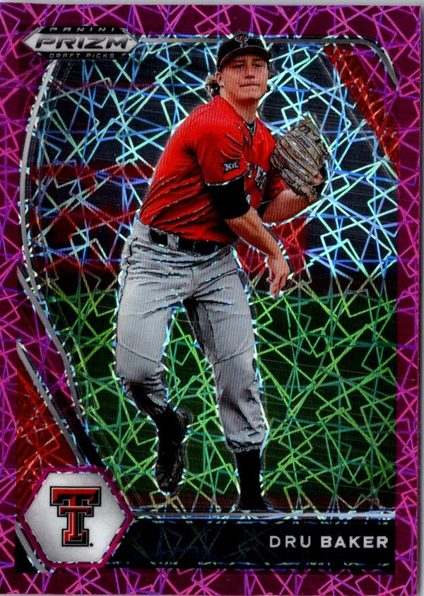 2021 Panini Elite Extra Edition Pink Dru Baker #130