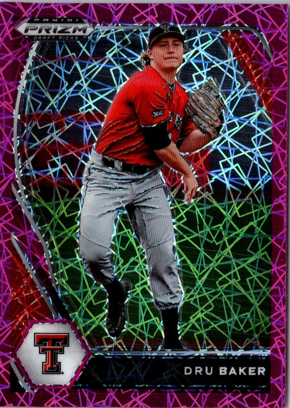 2021 Panini Elite Extra Edition Pink Dru Baker #130
