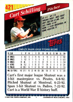 1993 Topps Gold Curt Schilling #421