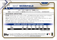 2021 Bowman Whit Merrifield #1