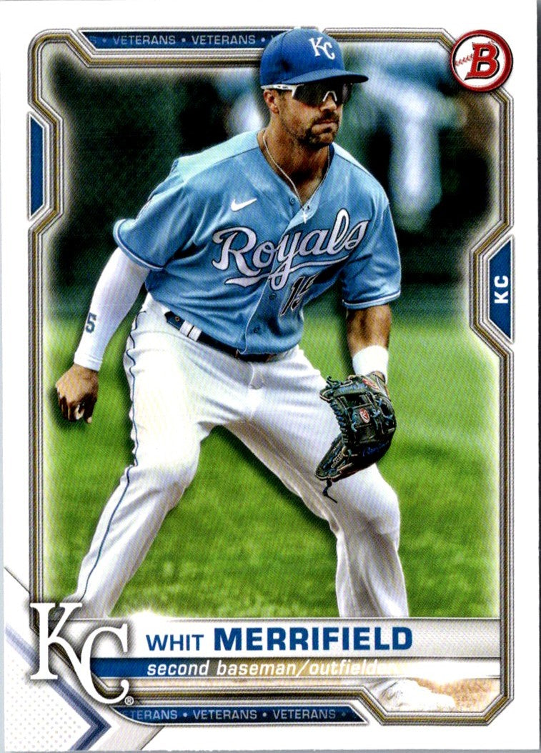 2021 Bowman Whit Merrifield