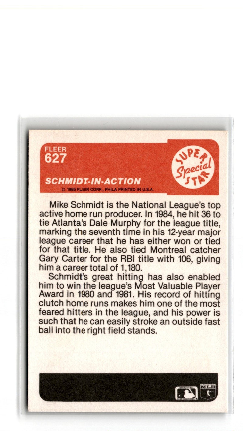 1985 Fleer Mike Schmidt