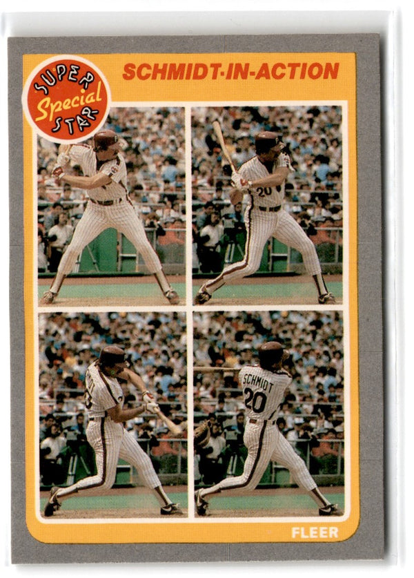 1985 Fleer Mike Schmidt #627