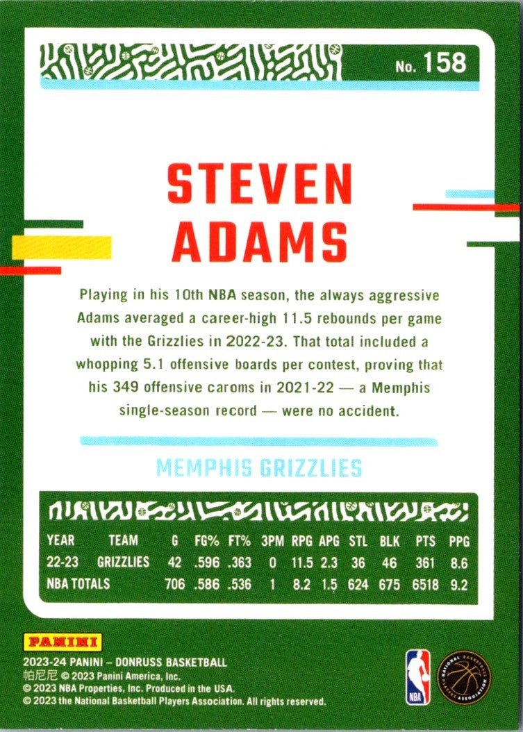 2023 Donruss Steven Adams