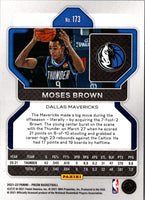 2021 Panini Prizm Blue Moses Brown #173