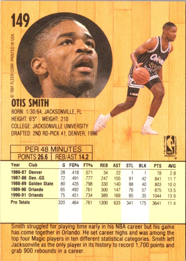 1991 Fleer Otis Smith