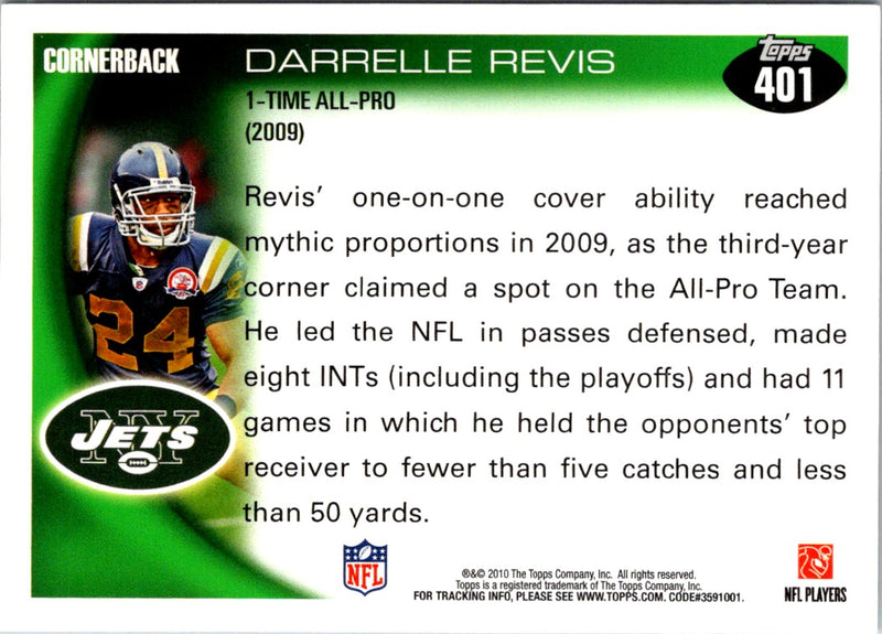 2010 Topps Darrelle Revis