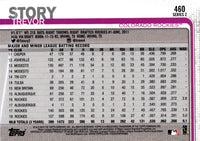 2019 Topps Trevor Story #460