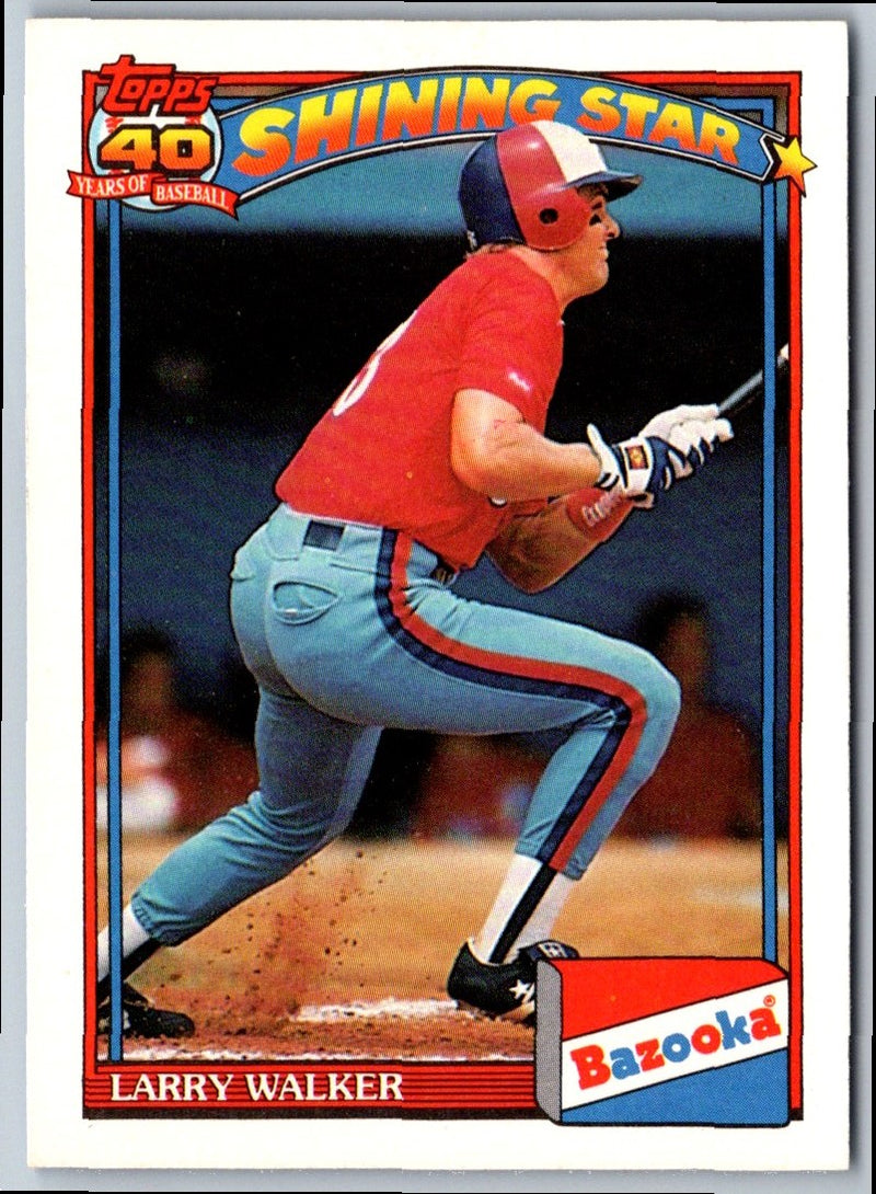 1991 Topps Bazooka Larry Walker