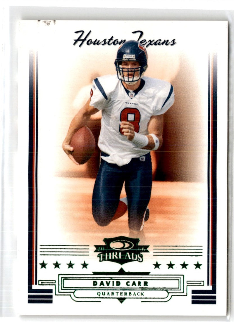 2006 Donruss Threads David Carr