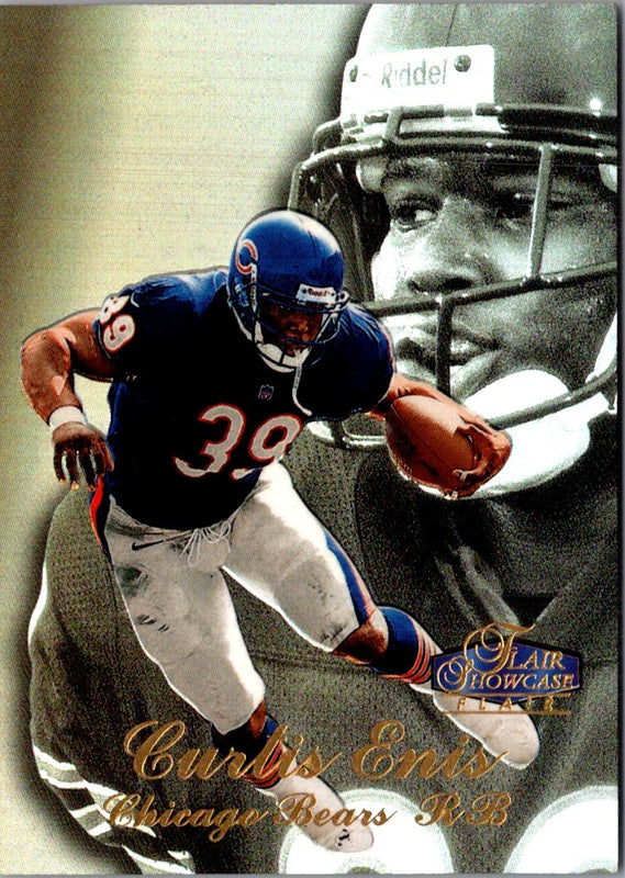 1998 Flair Showcase Curtis Enis #15 Rookie