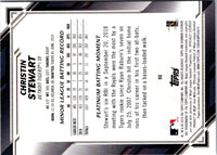2019 Bowman Platinum Christin Stewart #90 Rookie