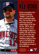 1995 Ultra All-Stars Gold Medallion Chuck Knoblauch
