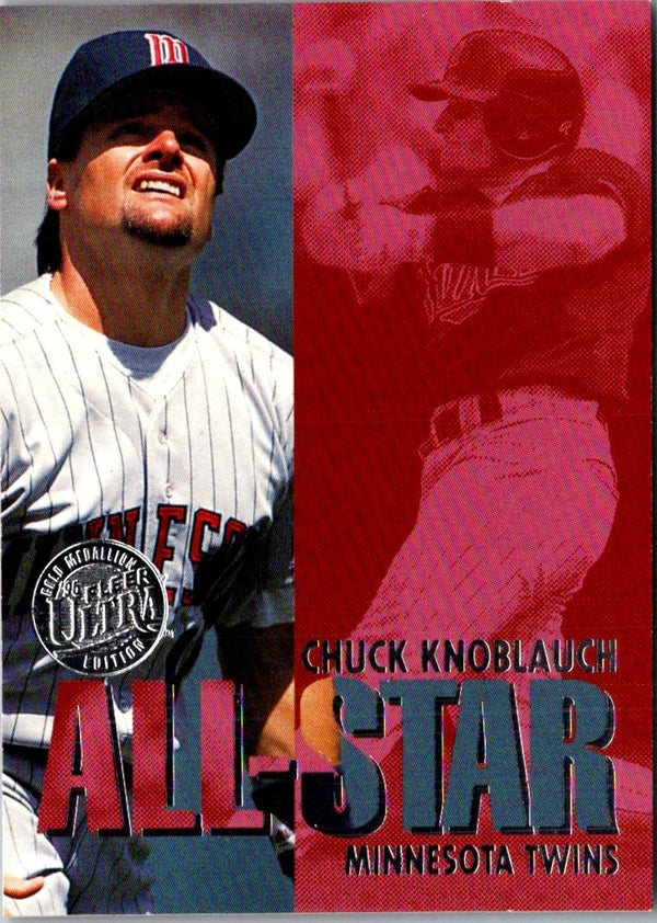 1995 Ultra All-Stars Gold Medallion Chuck Knoblauch #9