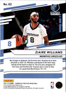 2021 Panini Ziaire Williams