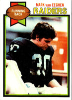 1979 Topps Cream Colored Back Mark van Eeghen #90
