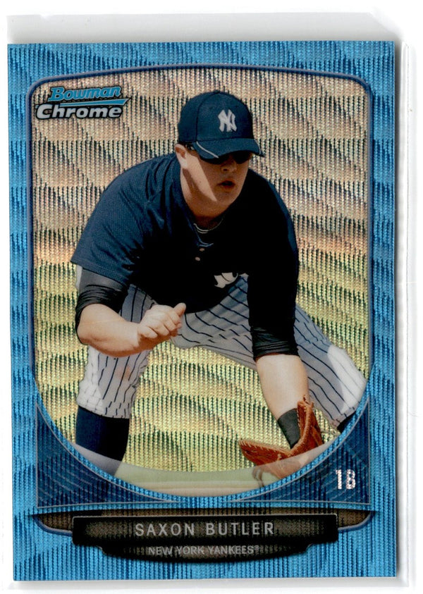 2013 Bowman Chrome Prospects Blue Wave Saxon Butler #BCP172