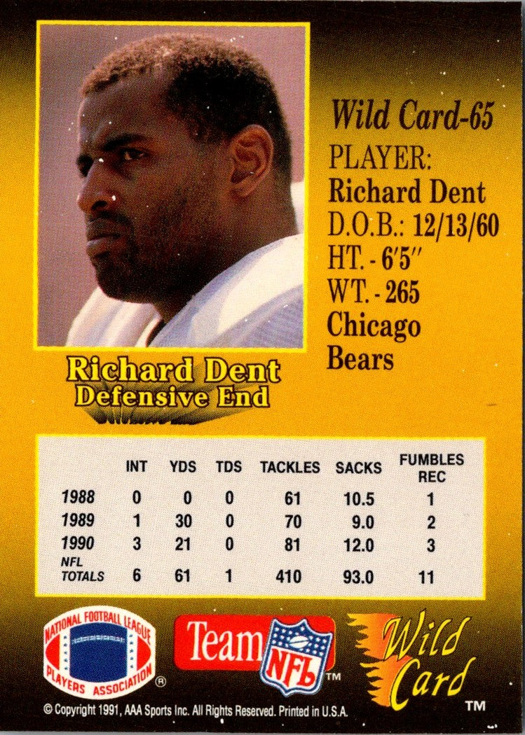 1991 Wild Card Richard Dent