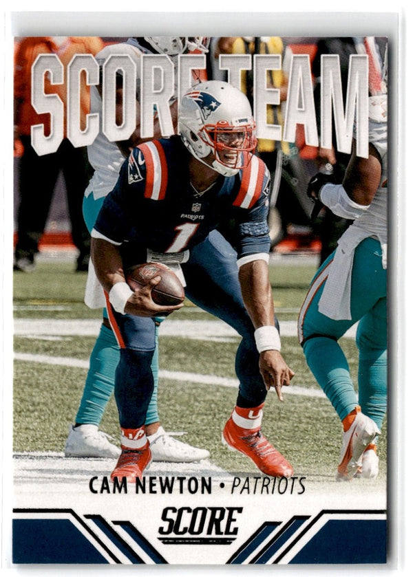 2021 Score Team Cam Newton #ST24