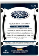 2021 Panini Chronicles Certified Gleyber Torres
