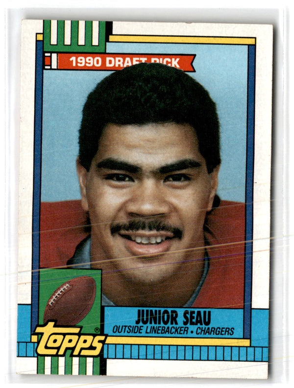 1990 Topps Junior Seau #381 Rookie