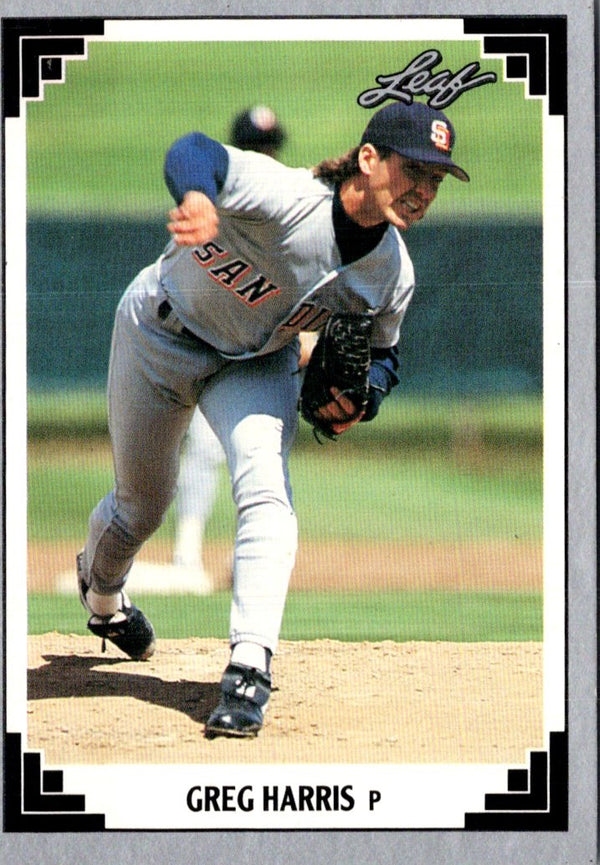 1991 Leaf Greg Harris #422