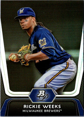 2012 Bowman Platinum Rickie Weeks #42