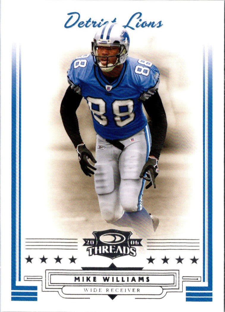 2006 Donruss Threads Mike Williams