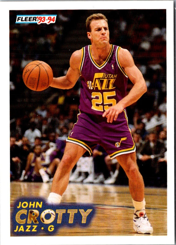 1993 Fleer John Crotty #388