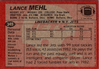 1983 Topps Lance Mehl #349 Rookie