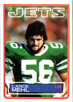 1983 Topps Lance Mehl #349 Rookie