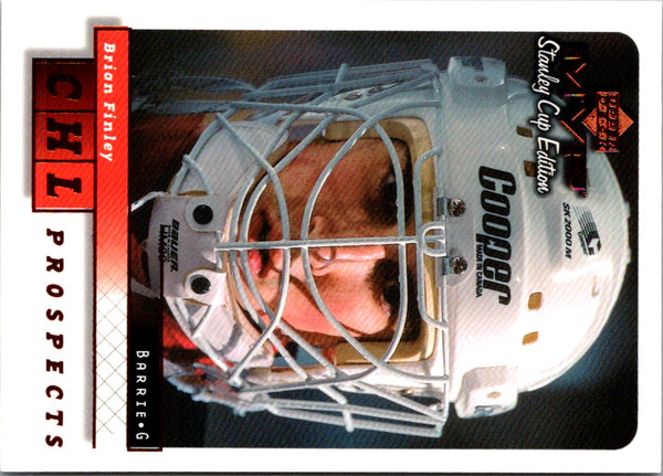 1999 Upper Deck MVP Stanley Cup Brian Finley #210