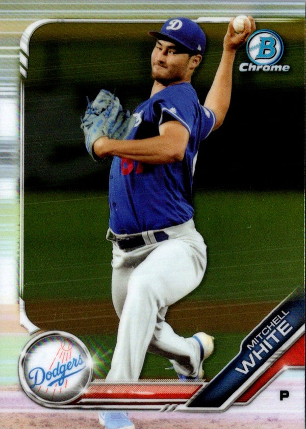 2019 Bowman Chrome Prospects Mitchell White #BCP-172