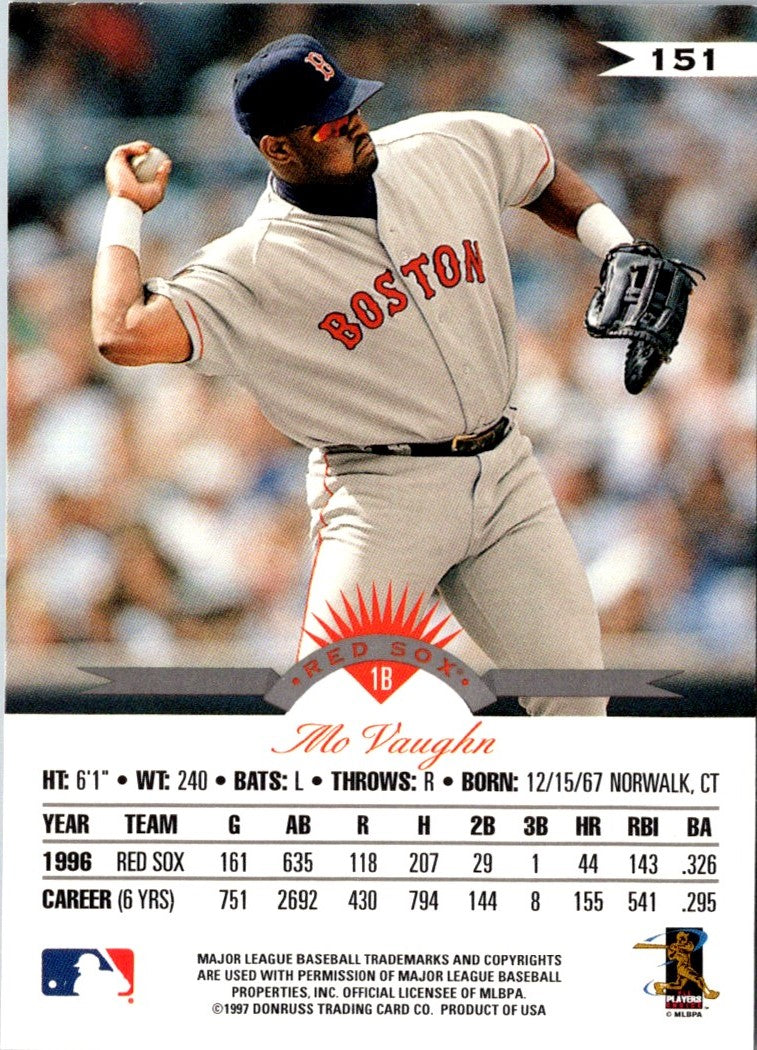 1997 Leaf Mo Vaughn