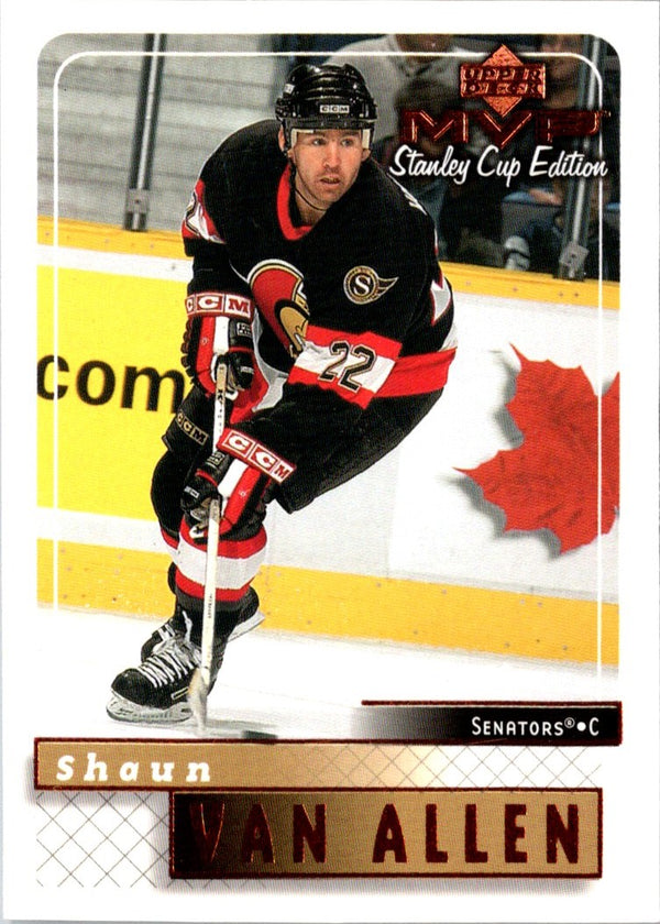 1999 Upper Deck MVP Stanley Cup Shaun Van Allen #130