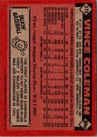 1986 Topps Vince Coleman #370