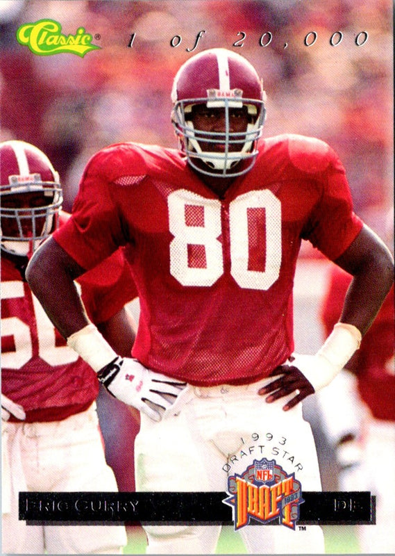 1993 Classic Draft Stars Eric Curry #DS6