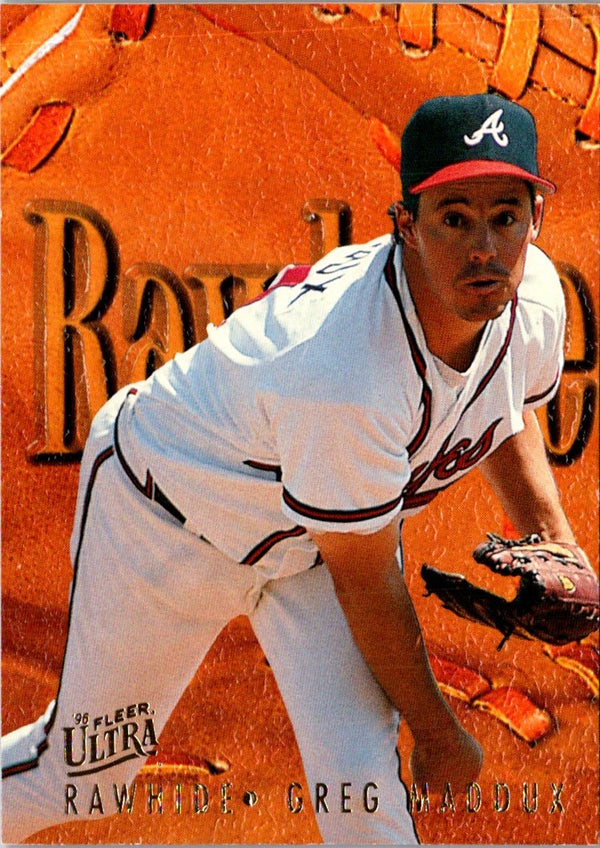 1996 Ultra Rawhide Greg Maddux #6