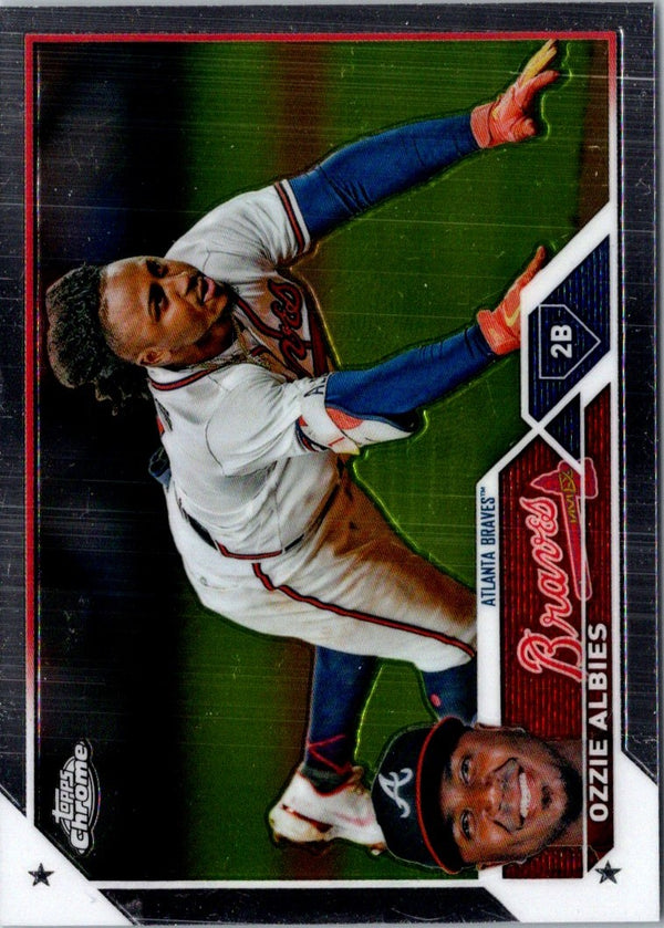 2023 Topps Chrome Ozzie Albies #196