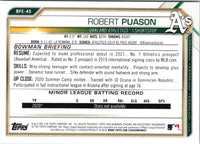 2021 Bowman 1st Edition Robert Puason #BFE-45