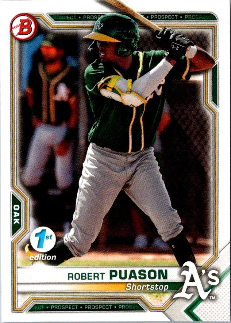 2021 Bowman 1st Edition Robert Puason