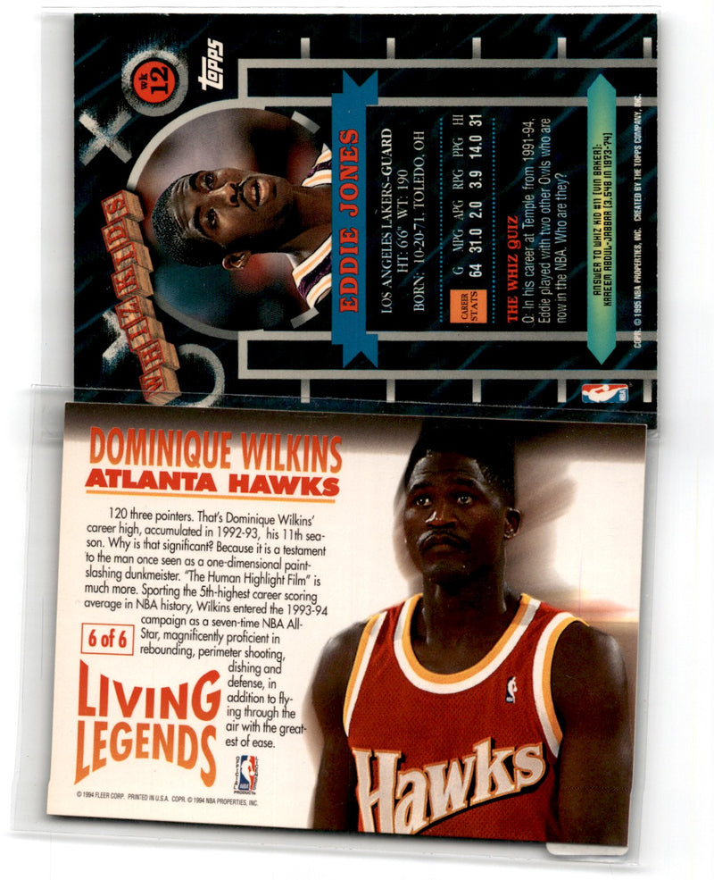 1994 Service Line American Pro Basketball USA Stickers (Italy) Gerald Wilkins