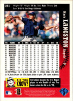 1997 Collector's Choice Mark Langston #261