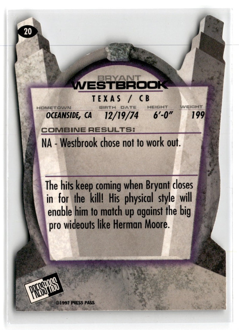1997 Press Pass Combine Bryant Westbrook