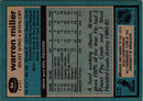 1981 O-Pee-Chee Warren Miller