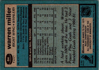 1981 O-Pee-Chee Warren Miller #130 Rookie