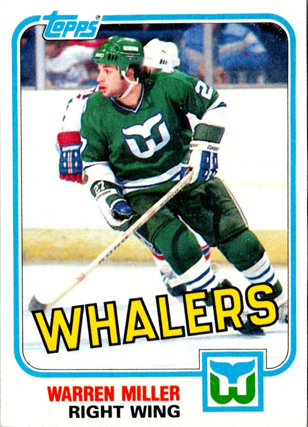 1981 O-Pee-Chee Warren Miller #130 Rookie